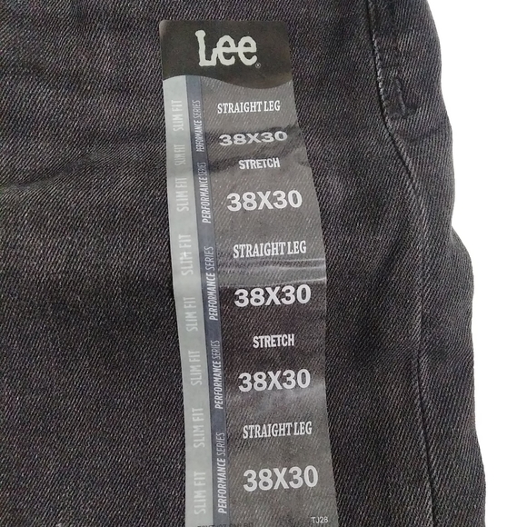 men's lee extreme motion stretch slim straight jeans